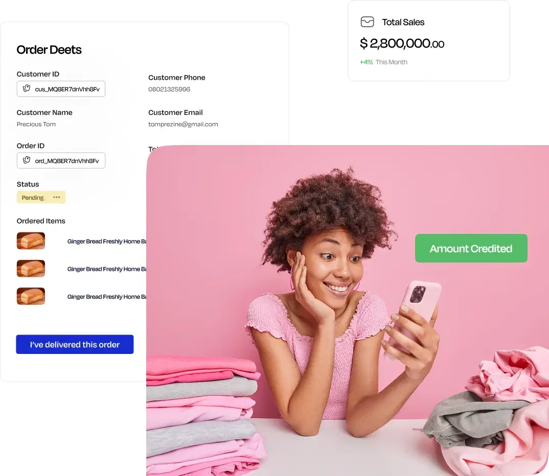 ✨ Instant Payments & Orders