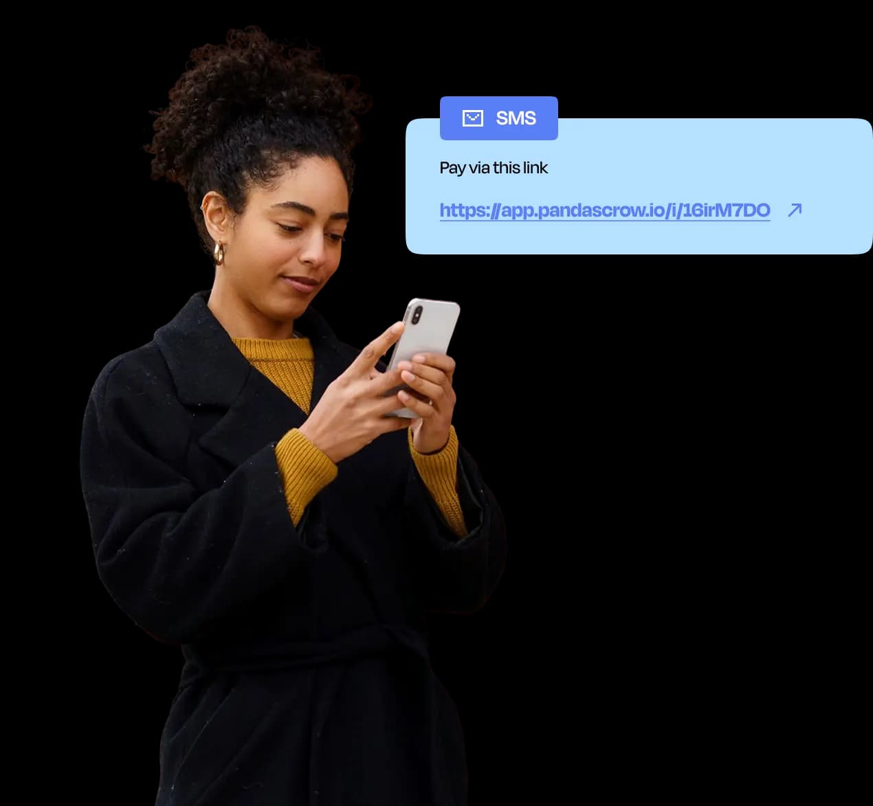 girl looking at phone